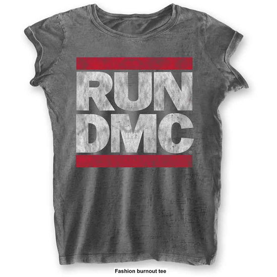 Run DMC Ladies Burnout T-Shirt: DMC Logo - Run DMC - Merchandise - Bravado - 5055979984276 - December 10, 2016