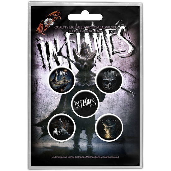 In Flames Button Badge Pack: The Mask (Retail Pack) - In Flames - Koopwaar - PHM - 5056365702276 - 22 mei 2020