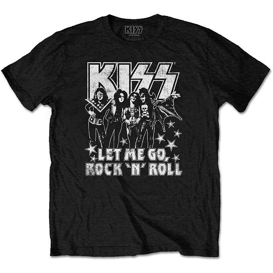KISS Unisex T-Shirt: Let Me Go - Kiss - Merchandise -  - 5056368699276 - 