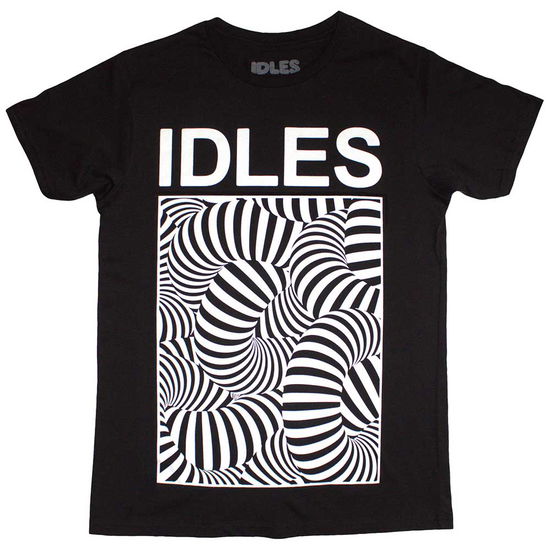 Cover for Idles · Idles Unisex T-Shirt: Psych Tubes (Black) (T-shirt) [size S] (2024)