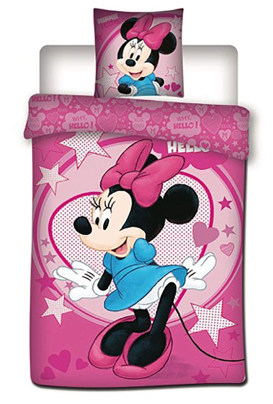 Disney - Parure De Lit 140x200 - Hello Minnie 100 - Disney - Merchandise -  - 5425039186276 - 7. Februar 2019