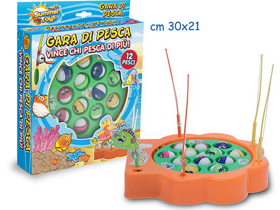 Teorema: Teo'S - Fishing Competition 12 Fish 2 Colors Battery Operated Window Bo - Teorema - Merchandise - Teorema-Liberaonline - 8017967632276 - 