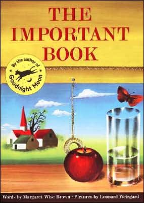 Cover for Margaret Wise Brown · The Important Book (Paperback Book) (1999)