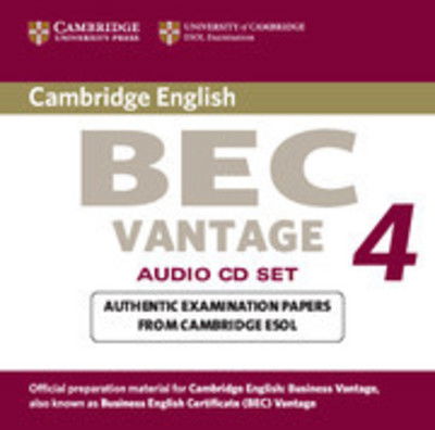 Cover for Cambridge ESOL · Cambridge BEC 4 Vantage Audio CDs (2): Examination Papers from University of Cambridge ESOL Examinations - BEC Practice Tests (Audiobook (CD)) (2009)