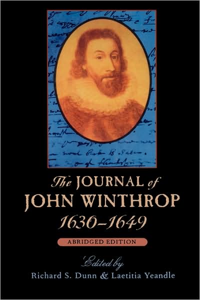 Cover for John Winthrop · The Journal of John Winthrop, 1630–1649: Abridged Edition - The John Harvard Library (Paperback Book) [2 Abridged edition] (1997)