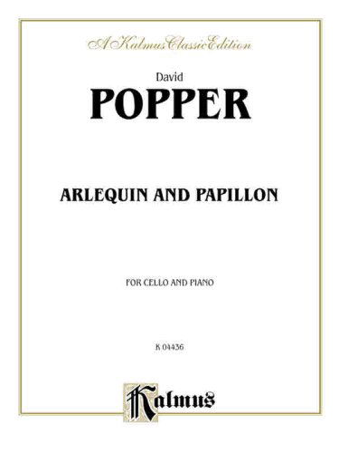 Cover for David Popper · Popper Arlequin Papillon Cl (Paperback Book) [Kalmus edition] (1985)