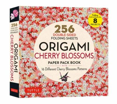 Cover for Origami Cherry Blossoms Paper Pac · Origami Cherry Blossoms Paper Pack Book: 256 Double-Sided Folding Sheets with 16 Different Cherry Blossom Patterns with solid colors on the back (Includes Instructions for 8 Models) (Paperback Book) (2022)