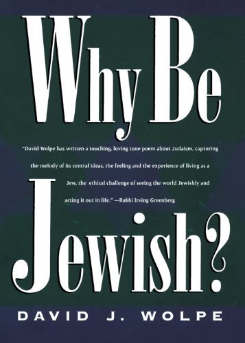 Cover for David J. Wolpe · Why Be Jewish? (Taschenbuch) [1st edition] (1995)