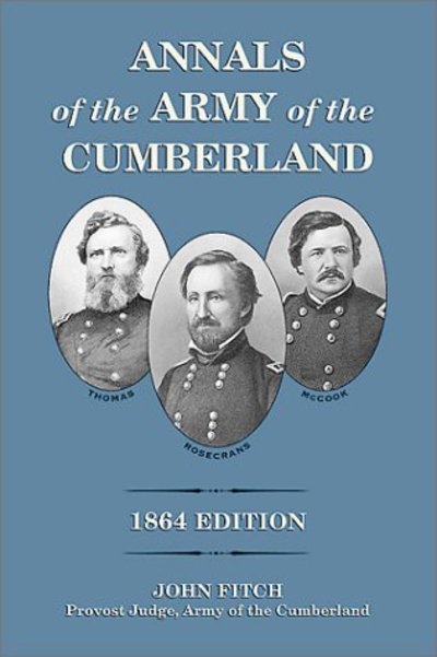 Cover for John Fitch · Annals of the Army of the Cumberland (Taschenbuch) [Facsimile of 1864 edition] (2003)