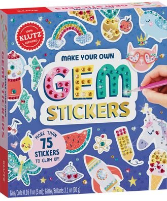 Make Your Own Gem Stickers - Klutz - Editors of Klutz - Książki - Scholastic US - 9781338589276 - 5 marca 2020