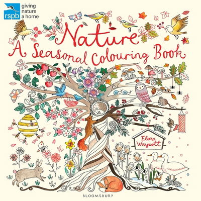 Cover for Flora Waycott · RSPB Nature: A Seasonal Colouring Book (Paperback Book) (2017)