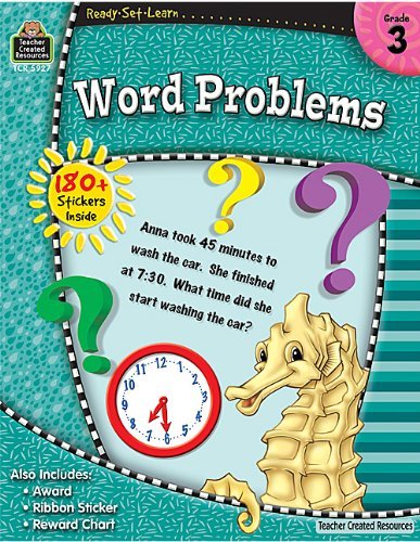 Cover for Teacher Created Resources Staff · Ready-set-learn: Word Problems Grd 3 (Paperback Bog) (2008)