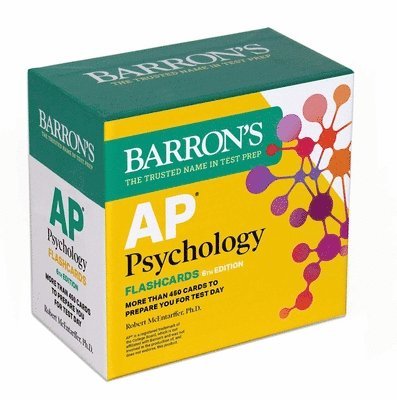 Cover for Barron's Educational Series · AP Psychology Flashcards, Sixth Edition: Up-to-Date Review - Barron's AP Prep (Lernkarteikarten) [Sixth edition] (2025)