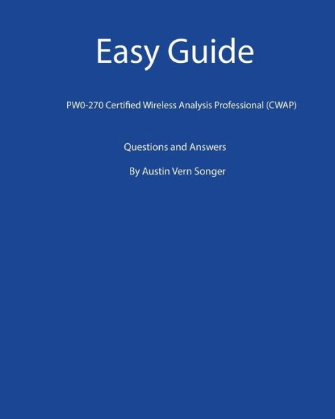 Cover for Austin Vern Songer · Easy Guide (Paperback Book) (2016)