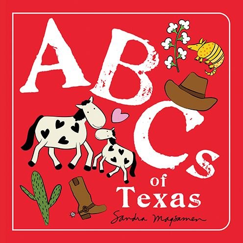 Cover for Sandra Magsamen · ABCs of Texas (Kartongbok) (2021)