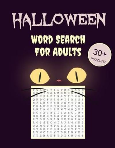 Cover for Makmak Puzzle Books · Halloween Word Search for Adults (Paperback Book) (2018)