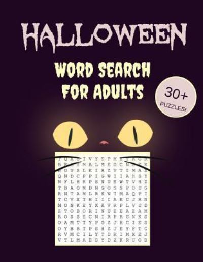 Halloween Word Search for Adults - Makmak Puzzle Books - Books - Independently Published - 9781728988276 - October 19, 2018
