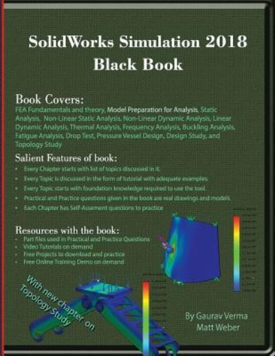 Cover for Gaurav Verma · SolidWorks Simulation 2018 Black Book (Paperback Book) (2018)