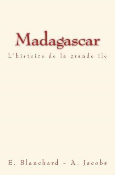 Cover for Alfred Jacobs · Madagascar (Paperback Book) (2016)