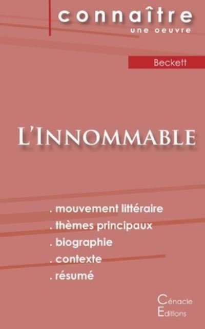 Cover for Samuel Beckett · Fiche de lecture L'Innommable de Samuel Beckett (Analyse litteraire de reference et resume complet) (Pocketbok) (2022)