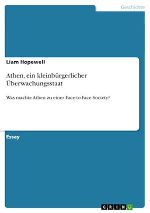 Cover for Hopewell · Athen, ein kleinbürgerlicher Ü (Bog) [German edition] (2009)