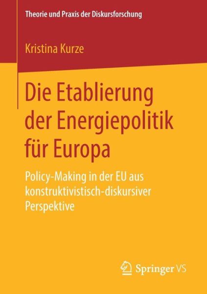 Cover for Kurze · Die Etablierung der Energiepoliti (Book) (2018)