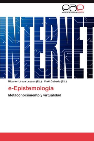 Cover for Nicanor Ursua Lezaun · E-epistemologia (Paperback Book) (2012)