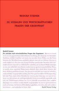 Zu sozialen und wirtschaftliche - Steiner - Books -  - 9783727433276 - 