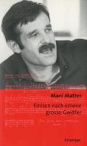 Cover for Matter · Einisch nach emene grosse Gwitte (Book)