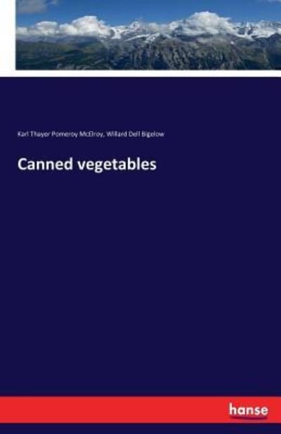 Cover for McElroy · Canned vegetables (Book) (2016)