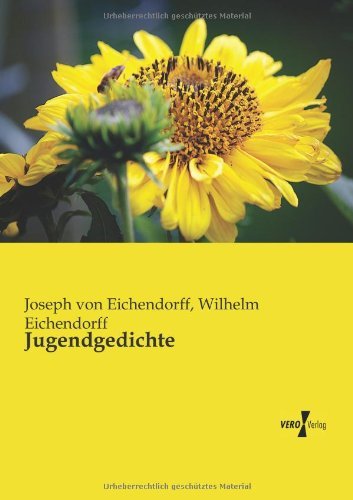 Cover for Joseph Von Eichendorff · Jugendgedichte (Paperback Bog) [German edition] (2019)