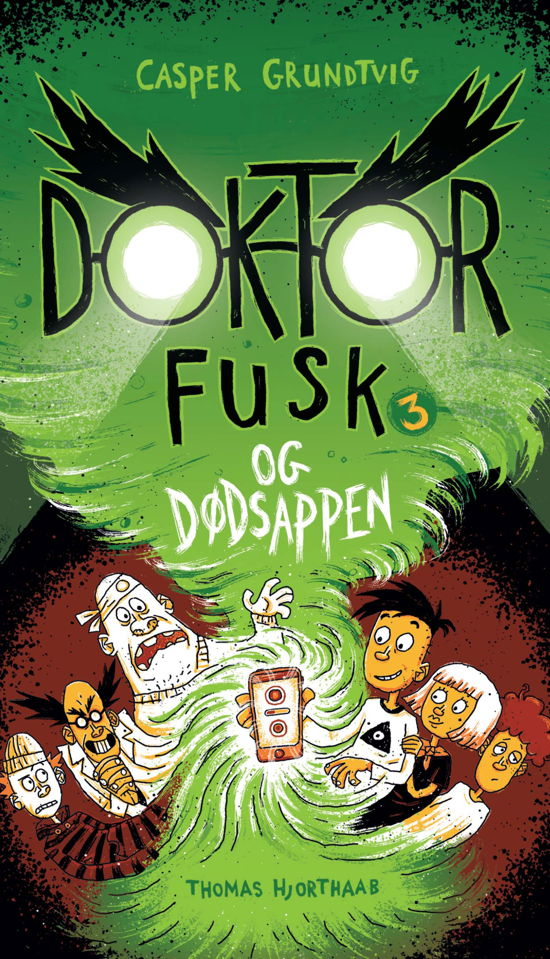 Cover for Casper Grundtvig · Doktor Fusk: Doktor Fusk og dødsappen (Hardcover bog) [1. udgave] (2021)