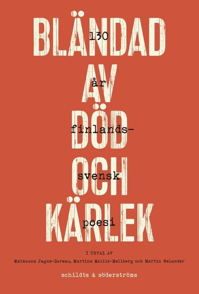 Cover for Martin Welander · Bländad av död och kärlek. 130 år finlandssvensk poesi (Landkarten) (2021)