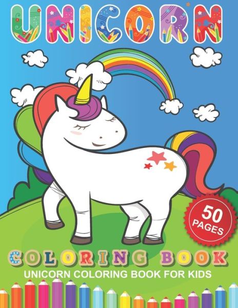 Cover for Barkoun Press · Unicorn Coloring Book for Kids (Taschenbuch) (2020)