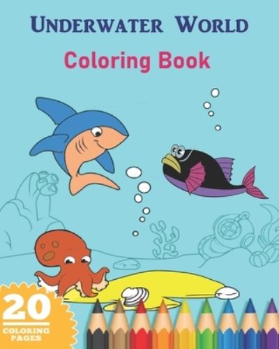 Cover for Christine Thomas · Underwater World Coloring Book (Paperback Book) (2020)