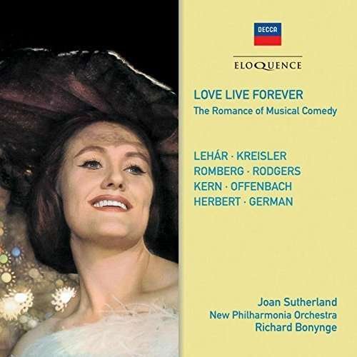 Cover for Sutherland, Joan / Richard Bonynge · Love Live Forever (CD) (2016)