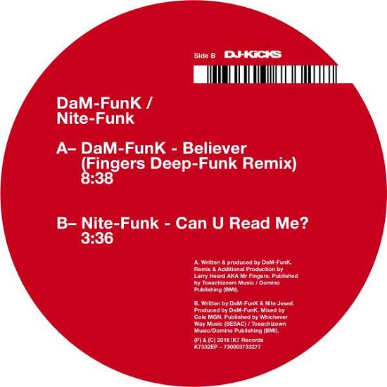 Cover for Dam-Funk · Believer / Can U Read Me (LP) [Remix edition] (2016)