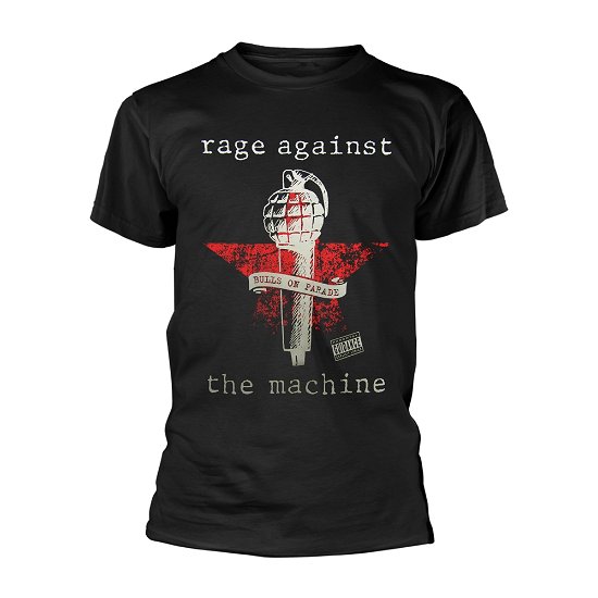 Cover for Rage Against the Machine · Bulls on Parade Mic (T-shirt) [size M] [Black edition] (2021)