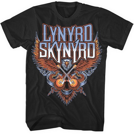 Cover for Lynyrd Skynyrd · Crossed Guitars (T-shirt) [size XXXL] [Black edition] (2016)