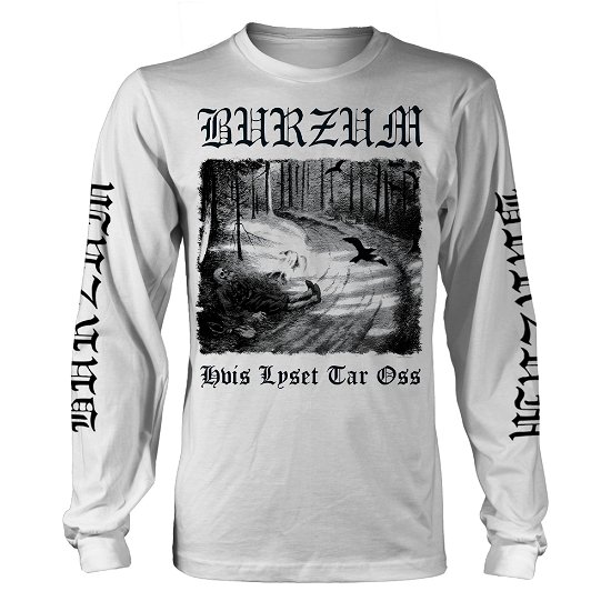 Cover for Burzum · Hvis Lyset Tar Oss (White) (Shirt) [size XL] [White edition] (2019)
