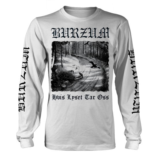 Cover for Burzum · Hvis Lyset Tar Oss (White) (Pullover / Bluse) [size XL] [White edition] (2019)