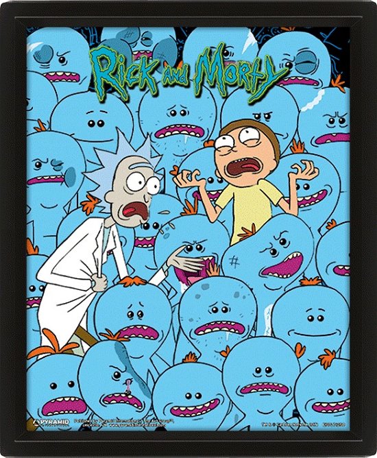 Rick And Morty: (Mr. Meeseeks) (Poster Lenticolare 3D) - Rick and Morty - Music - PYRAMID - 5051265976277 - 
