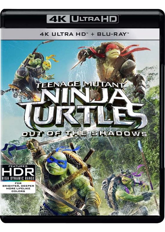 Cover for Teenage Mutant Ninja Turtles ( · TMNT - Teenage Mutant Ninja Turtles - Out Of The Shadows (4K Ultra HD) (2016)