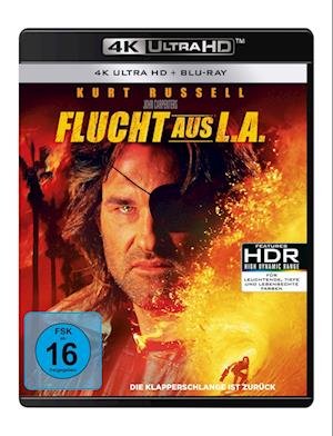Cover for Peter Fonda,stacy Keach,cliff Robertson · Flucht Aus L.a. (4K UHD Blu-ray) (2022)