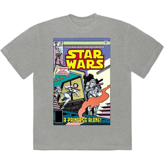 Star Wars Unisex T-Shirt: A Princess Alone Comic Cover - Star Wars - Produtos -  - 5056737227277 - 