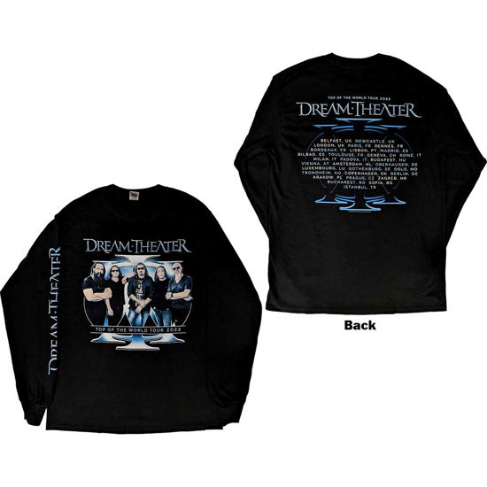 Cover for Dream Theater · Dream Theater Unisex Long Sleeve T-Shirt: Band Photo TOTW Tour 2022 (Back Print &amp; Ex-Tour) (TØJ) [size XL]