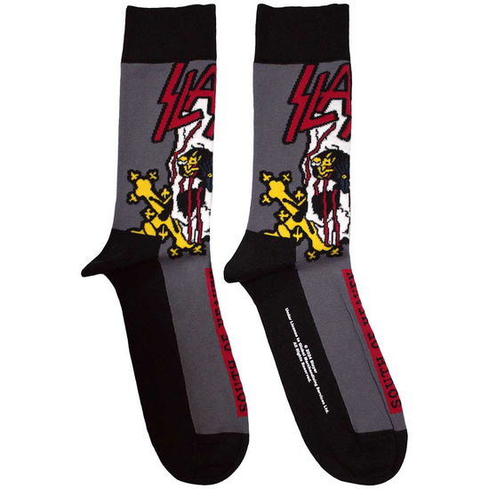 Cover for Slayer · Slayer Unisex Ankle Socks: South Of Heaven Colour (UK Size 7 - 11) (Bekleidung) [size M]