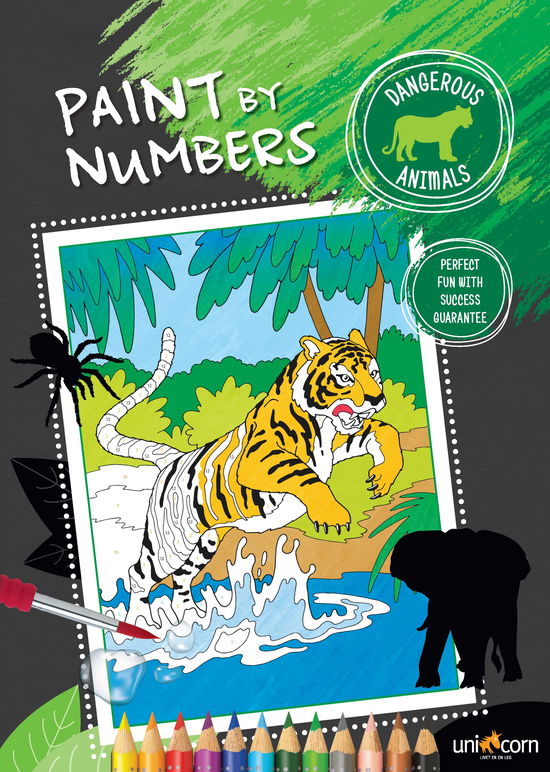 Paint by Numbers - DANGEROUS ANIMALS -  - Bøker - Unicorn - 5713516000277 - 31. desember 2018