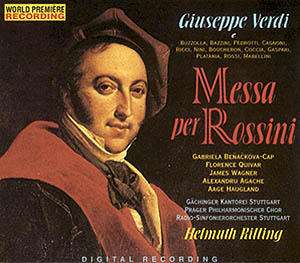 Cover for Rilling Helmuth · Messa Per Rossini (CD) (2017)