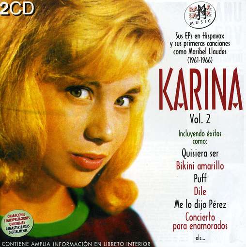 Vol 2 Sus Ep's en Hispavox (1961-1966) - Karina - Muziek - RAMAL - 8436004063277 - 13 januari 2017